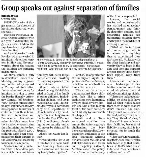 6_20_18 Group speaks out against separation